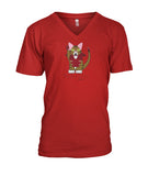 Warrior Kitten: Calli Mens V-Neck