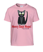 Henry Says Nope: Kids Shirt