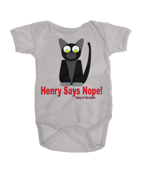Henry Says Nope: Baby Onesie