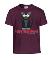 Henry Says Nope: Kids Shirt